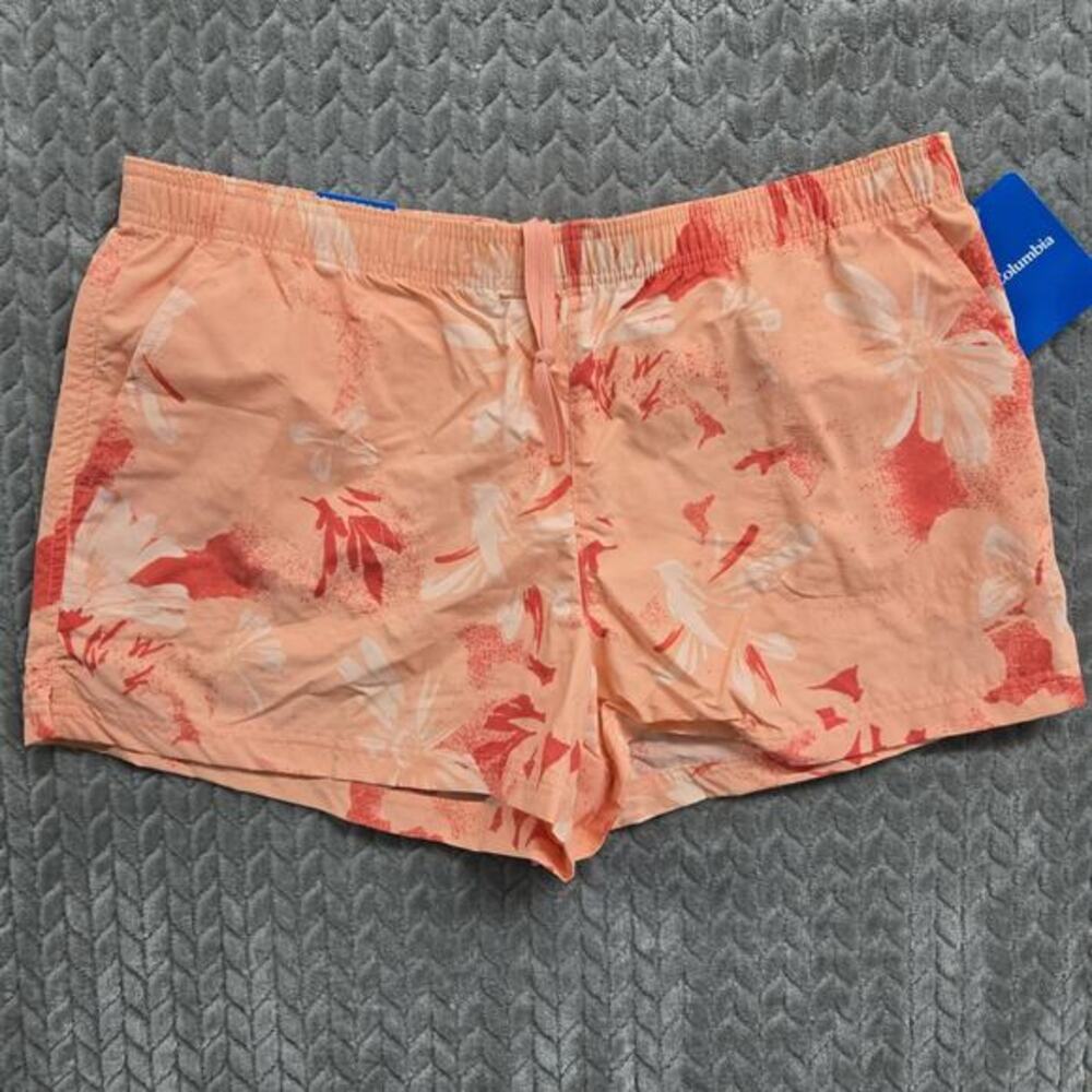 Columbia Women's Sandy River II Printed 3" Inseam Shorts Size XL AL1418-879